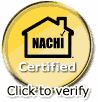 Certified by the National Association of Certified Home Inspectors - Click here to verify.